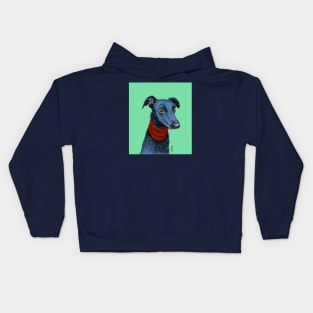 Pop Art Lurcher Kids Hoodie